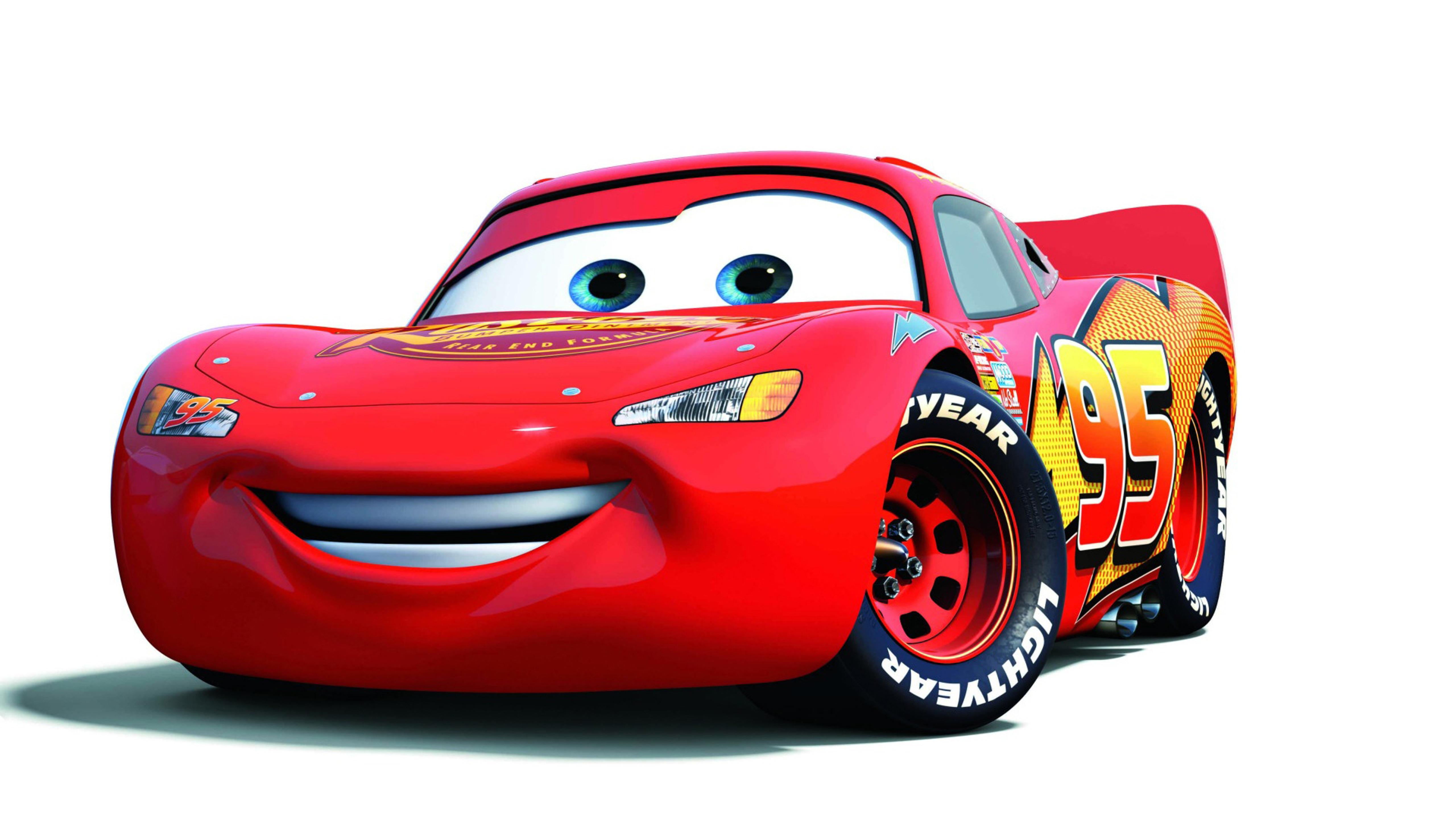 Download Wallpaper 5120x2880 Lightning Mcqueen Red Cars Anime Car