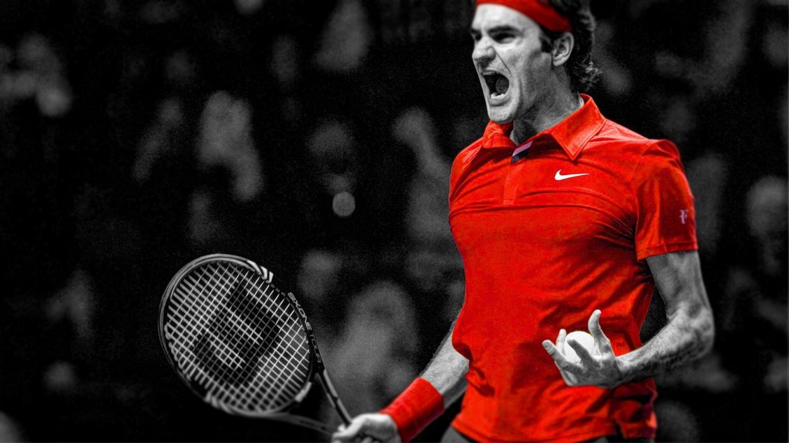 Download Wallpaper Professional tennis player : Roger Federer
