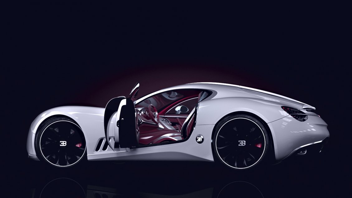 Download Wallpaper Car Body Design of Bugatti Gangloff Concept