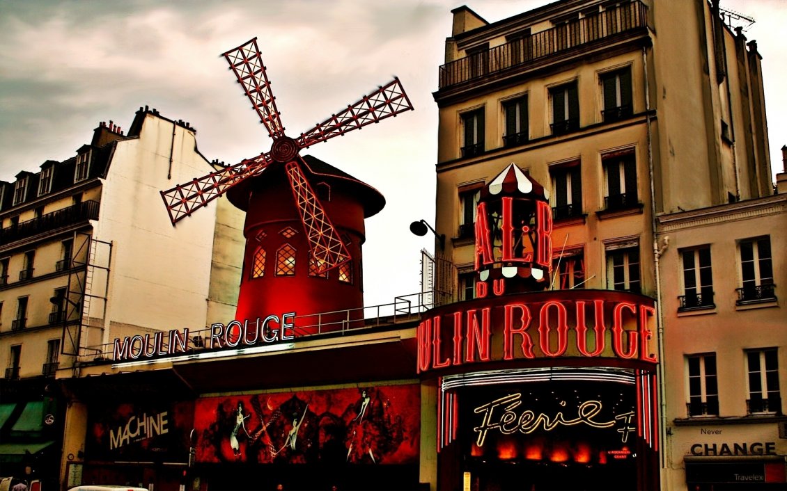 Download Wallpaper Moulin Rouge - Bolero, Paris