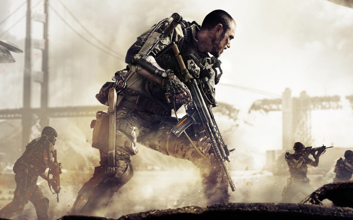 Download Wallpaper Call of Duty Advanced Warfare battlefield