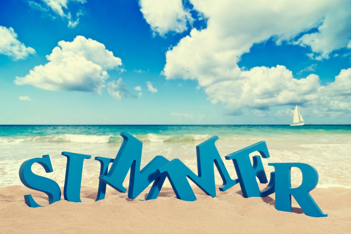 Download Wallpaper Summer time - Sun, sea and beach