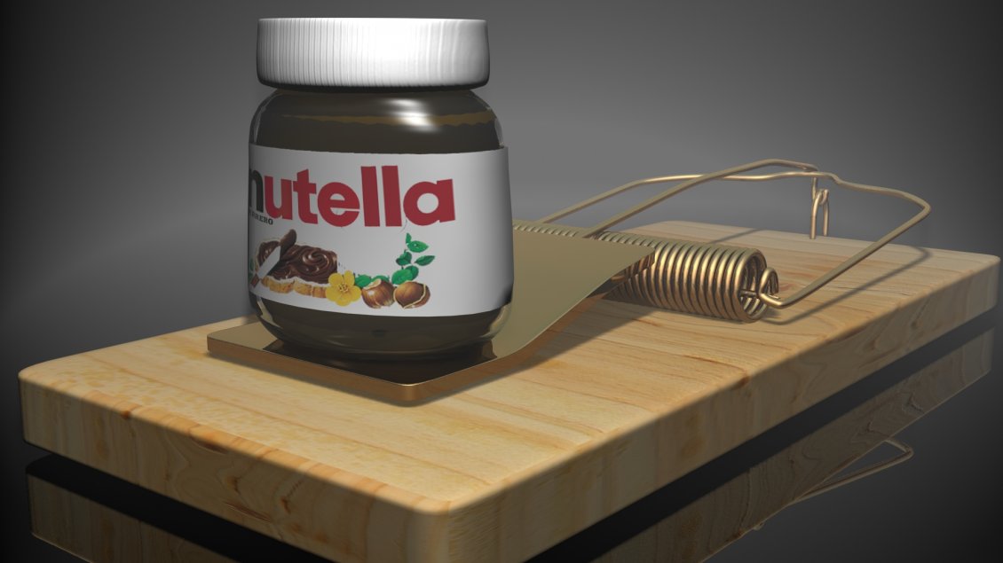 Download Wallpaper Trap for the people who eat Nutella