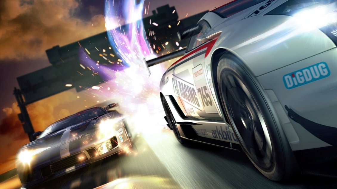 Download Wallpaper Racing car games - Games wallpaper