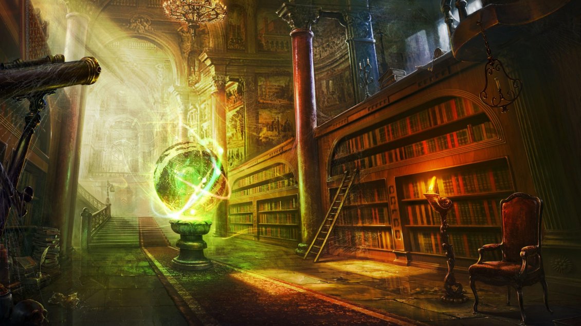 Download Wallpaper Magic ball in the library - Fantastic moment