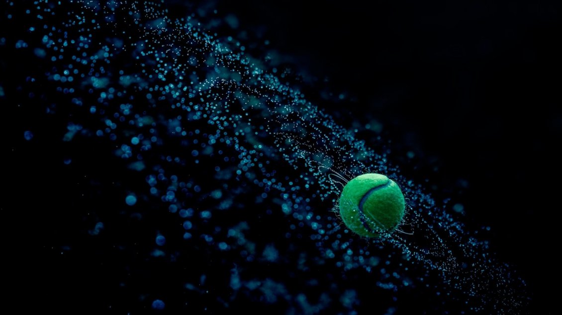 Download Wallpaper Fantasy tennis ball in water - Abstract wallpaper
