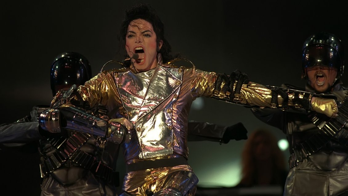 Download Wallpaper The great Michael Jackson at concert