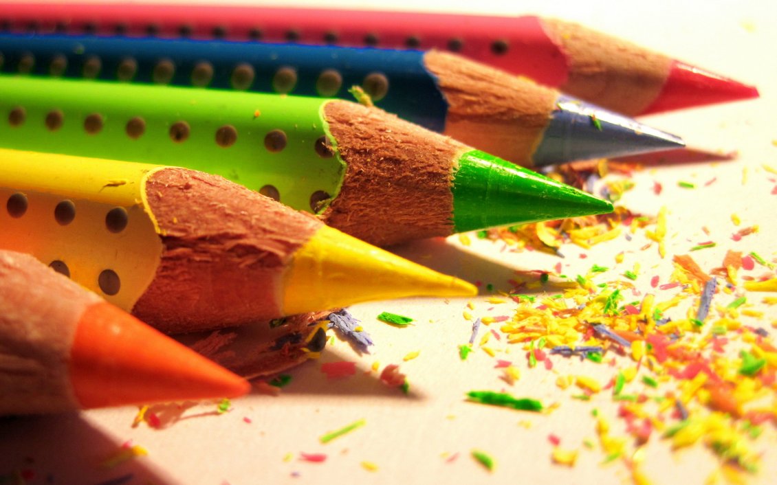 Download Wallpaper Coloured pencils - great painting
