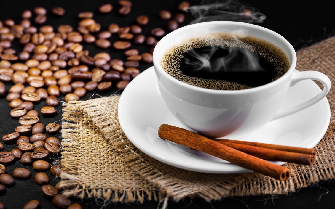 Download Wallpaper Wake-up every day with a delicious coffee with cinnamon
