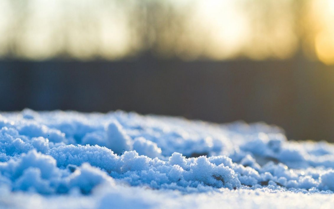 Download Wallpaper Frozen snow - beautiful macro HD wallpaper