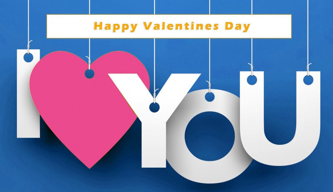 Download Wallpaper I love you - Happy Valentine's Day