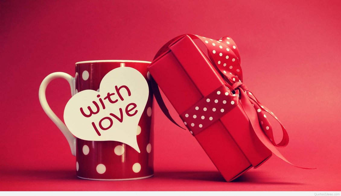 Download Wallpaper Special present with love - Happy Valentine's Day