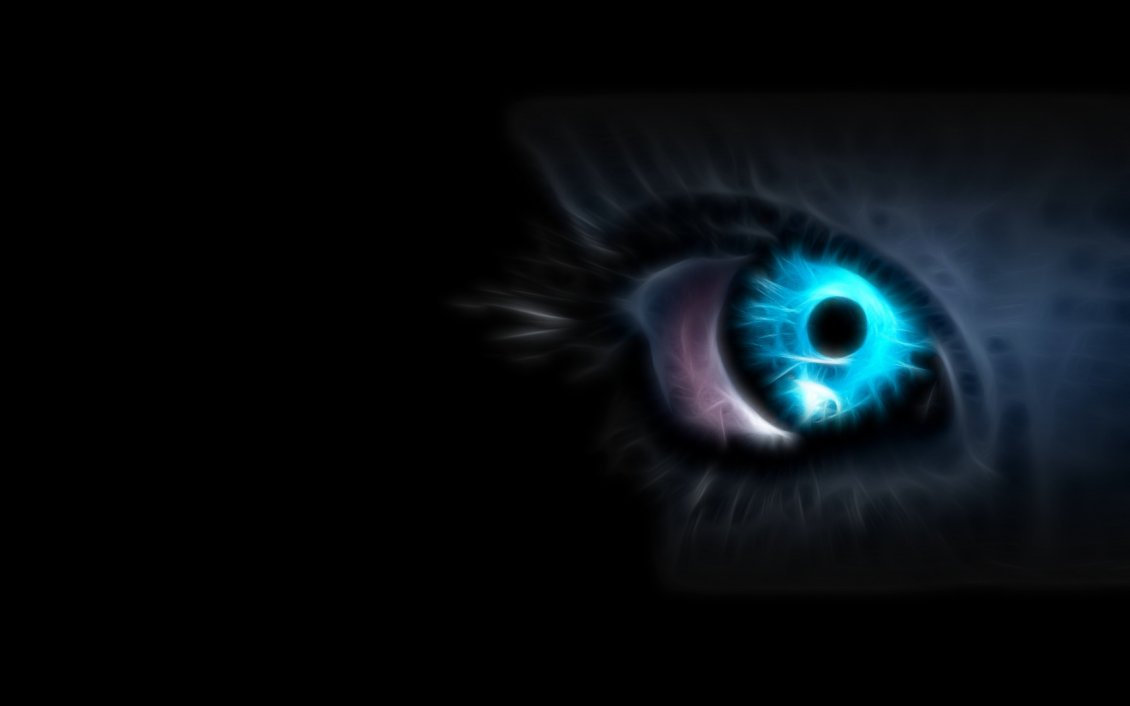Download Wallpaper Wonderful blue cat eye - HD dark wallpaper