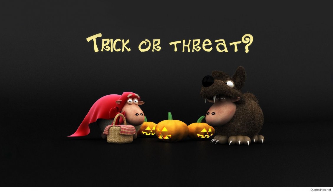 Download Wallpaper Funny costume for Halloween - Trick or Threat