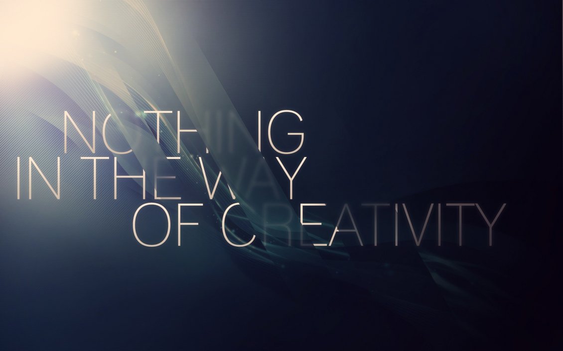 Download Wallpaper Nothing in the way of creativity - HD wallpaper