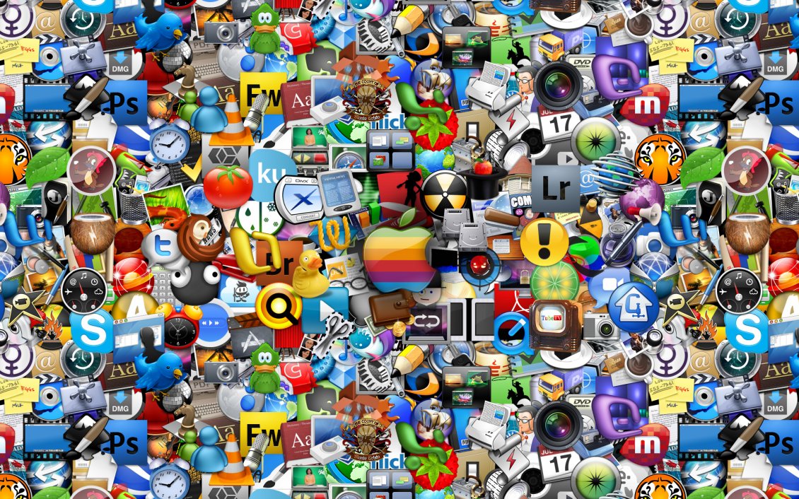Download Wallpaper Millions of internet logos and brands - HD wallpaper