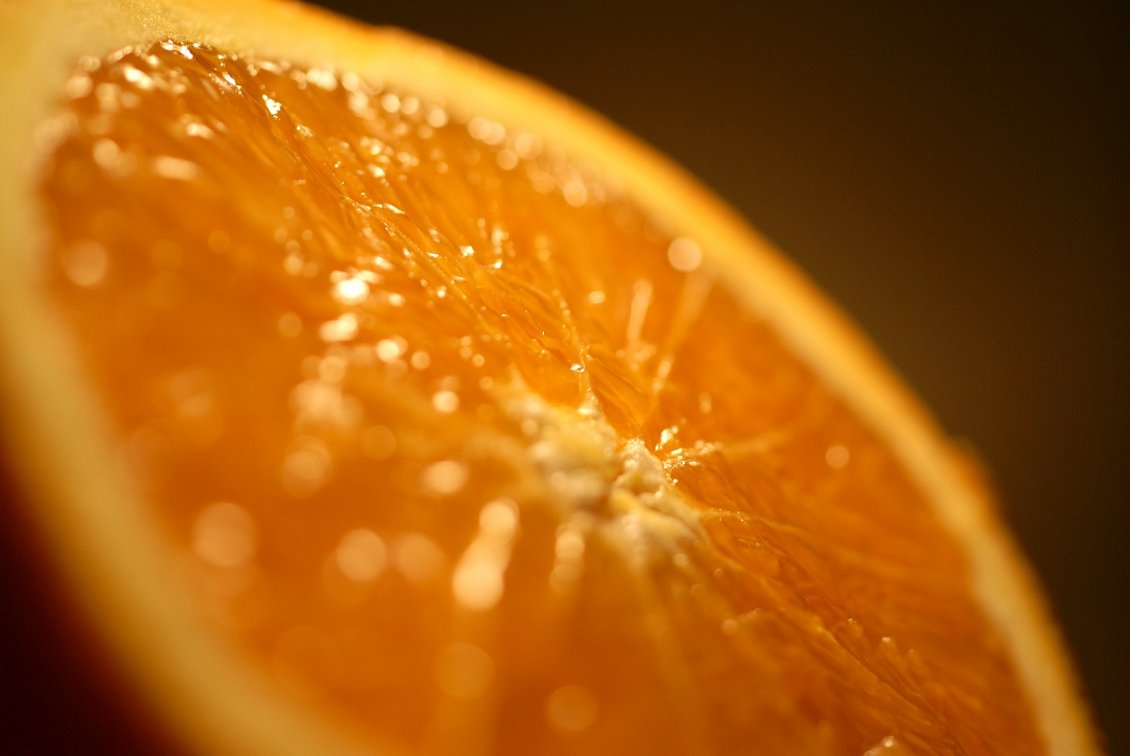 Download Wallpaper Blurry orange fruit - HD Macro wallpaper