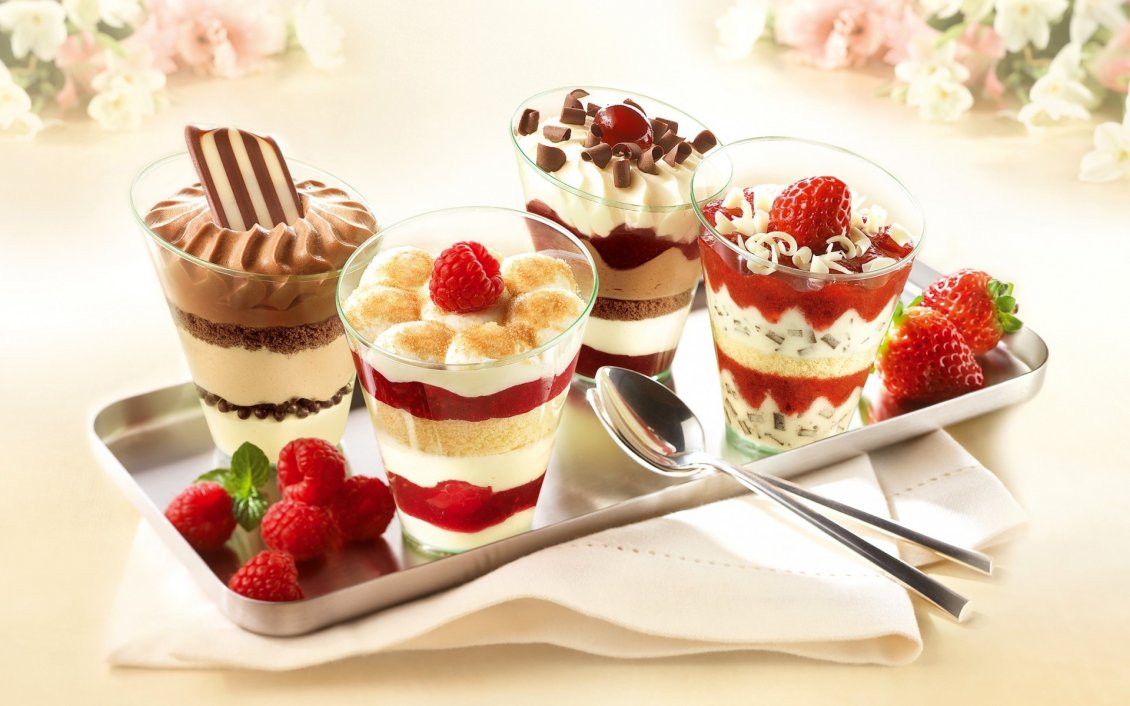 Download Wallpaper Tiramisu ice cream - Delicious summer dessert