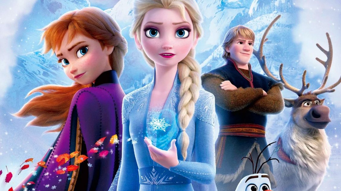 Download Wallpaper Discovering magic power for Anna - Frozen 2 kids movie