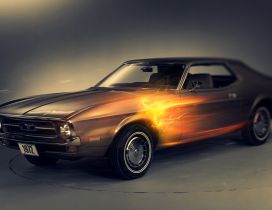 Ford Mustang from the early 1972