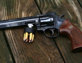 Revolver pistol and ammo
