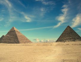 Three pyramids of Egypt