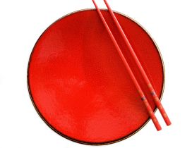 Red Plate chopsticks