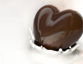 Chocolate heart - Chocolate with love