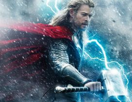 Thor hammer and thunder HD