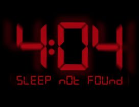 Error - Sleep not found