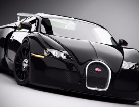 Bugatti Veyron - Black car wallpaper