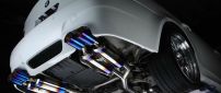 BMW M5 exhaust pipes