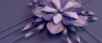 Abstract flower - Beautiful purple 3D flower