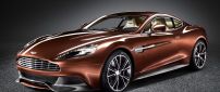 Aston Martin Vanquish - Awesome brown car