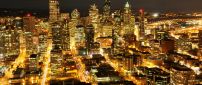 Spectacular Seattle at the night - Illuminate city