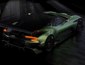 Green Aston Martin Vulcan Top - Sport car
