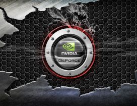 nVidia GeForce logo - HD wallpaper