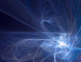 Great blue fractal - Abstract HD wallpaper
