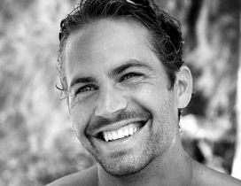Actor Paul Walker with smile on his face
