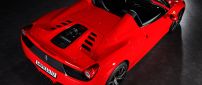 Red Capristo Ferrari 458 Spider - Sport car
