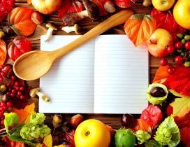 Your secret book with food recipes