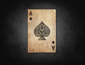 Poker time - dirty ace of spades