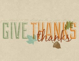 Give thanks to the nature - HD wallpaper
