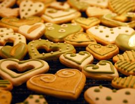 Sweet hearts - cookies with cinnamon