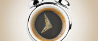 The funny coffee clock - good morning