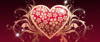 Golden heart - Happy Valentine's Day