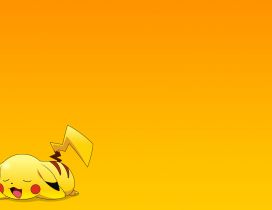 One yellow pokemon on the floor - Catch it!