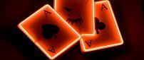 Poker cards lightning - HD wallpaper