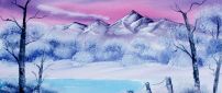 Wonderful winter painting - HD nature wallpaper