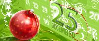 Christmas is here - 25 December Winter holiday